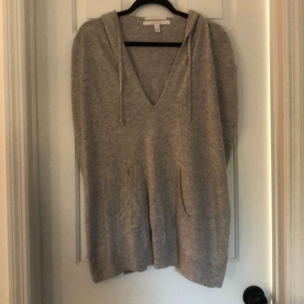 100% cashmere Nordstrom signature poncho sweatshirt sweater